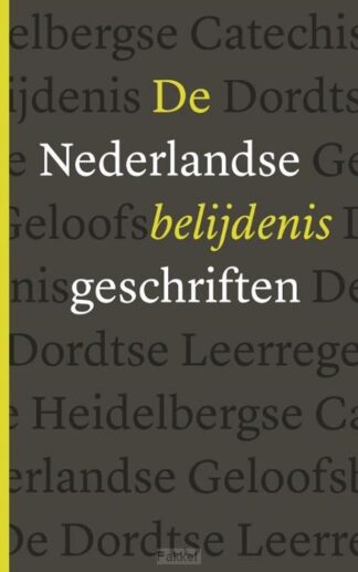 product afbeelding voor: Nederlandse Belijdenisgeschriften