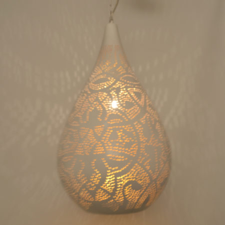 Oosterse filigrain lamp | Druppel | Arabische lampen | Oosters interieur