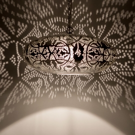 Filigrain hanglamp Ufo Oosterse lampen Marokkaanse verlichting Arabische sfeer Modern interieur