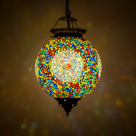 Oosterse lamp met mozaïek alle kleuren lampen Outlet