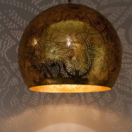 Oosterse hanglampen | Filigrain | Marokkaanse lamp | Vintage Goud | Outlet