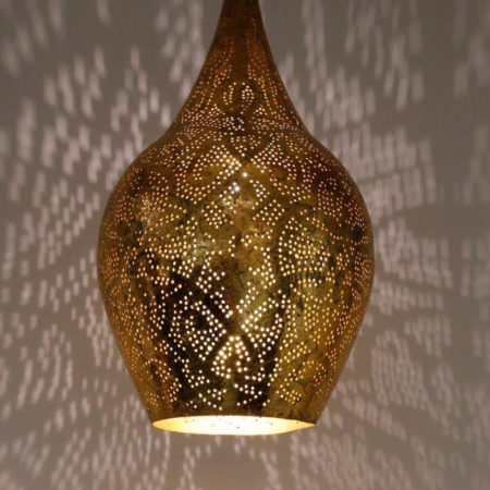 Oosterse filigrain lampen Vintage Goud Oosterse lamp