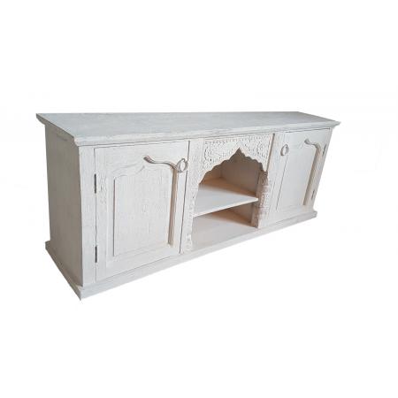 Oosters meubels | Oosters tv-meubel | White wash | Arabische meubelen | Marokkaanse meubels