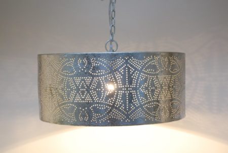 Oosterse hanglamp | Filigrain | Cilinder | Marokkaanse lampen