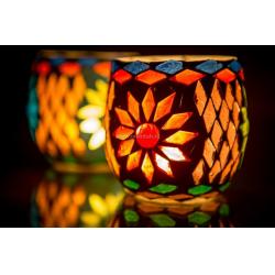 Oosterse waxinehouder | Marokkaanse sfeerverlichting | Oosterse sfeer
