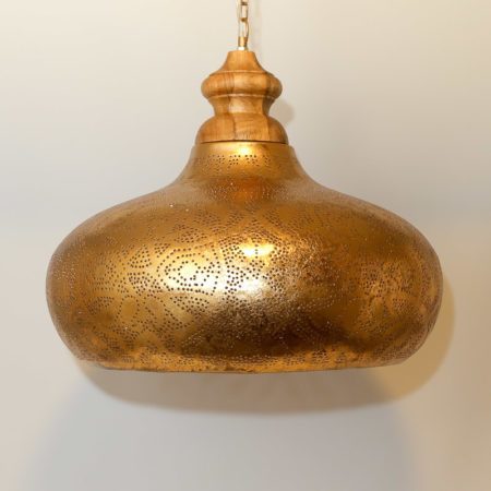 Arabische hanglamp | Vintage goud | Marokkaanse lampen | Oosters interieur