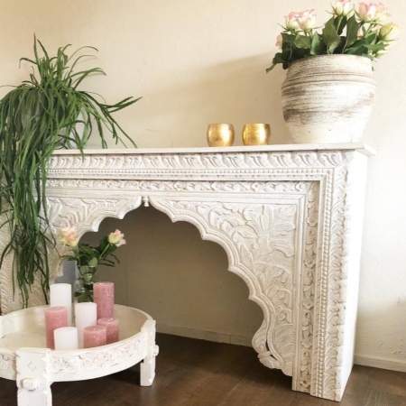 Marokkaanse meubelen | Arabische tafel | Oosterse meubelen | Whitewash | Oosters interieur