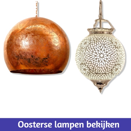Oosterse lamp | Arabische lampen | Mozaïek | Filigrain |