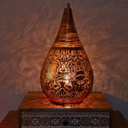 Oosterse tafellamp | Oosterse lampen | Marokkaanse tafellamp | Filigrain