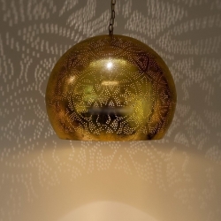 Oosterse lamp | filigrain hanglamp | goud | lampen | Kalini | Arabische lamp | Oosterse hanglampen
