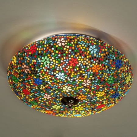 Oosterse plafondlamp | Oosterse mozaiek lampen | gratis verzenden | Kalini | Oosterse verlichting
