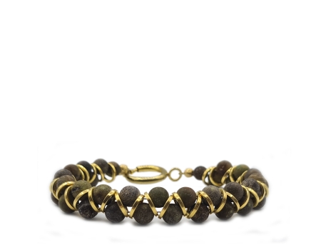 Sieraden | Armband | Taboo | Oosterse sieraden | army green gold